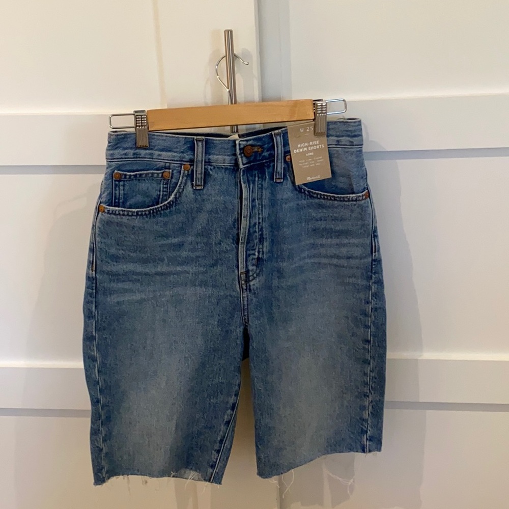 Madewell Denim High Rise Shorts
